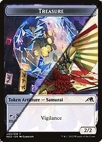 Treasure Token 017 // Samurai Token TNEO 003 [Foil]