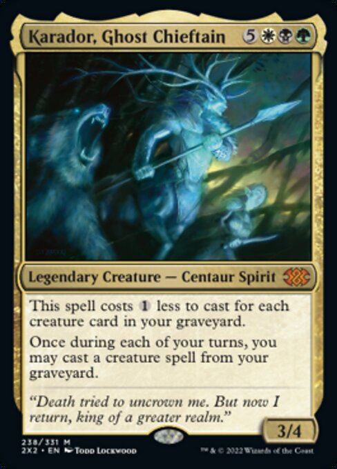 Karador, Ghost Chieftain [Foil]