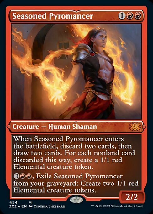 Seasoned Pyromancer [Etched Foil]