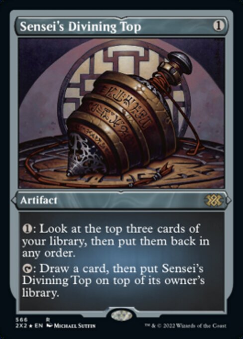 Sensei's Divining Top [Etched Foil]