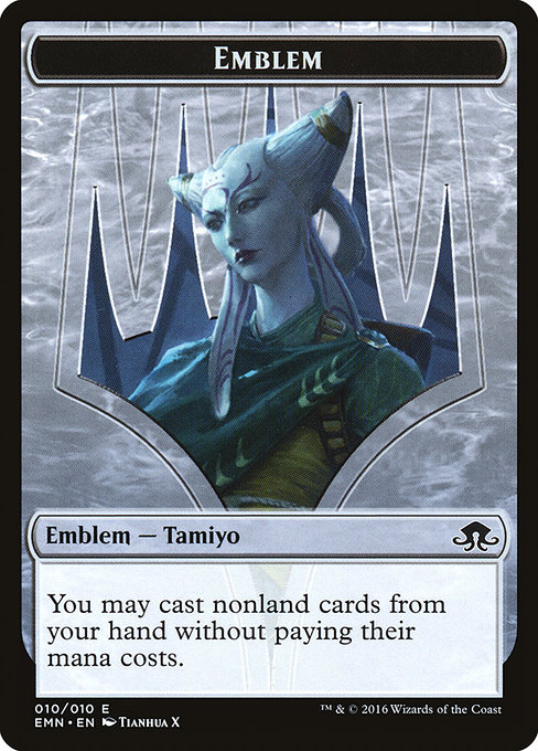 Tamiyo, Field Researcher Emblem Token TEMN