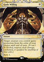 Gods Willing [Borderless Etched Foil]