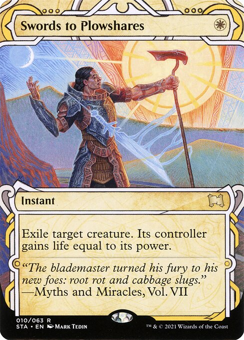 Swords to Plowshares [Borderless Etched Foil]