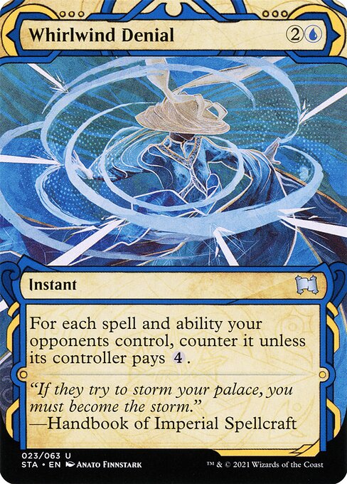 Whirlwind Denial [Borderless Etched Foil]