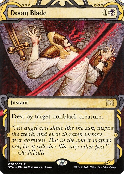 Doom Blade [Borderless Etched Foil]