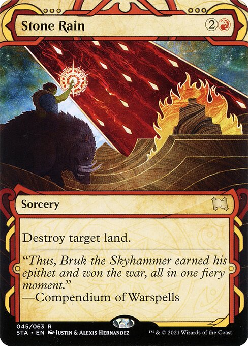 Stone Rain [Borderless Etched Foil]