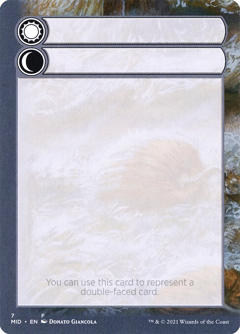 Double-Faced Substitute Card Token SMID