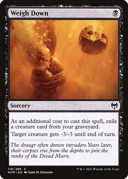 Weigh Down [Foil]