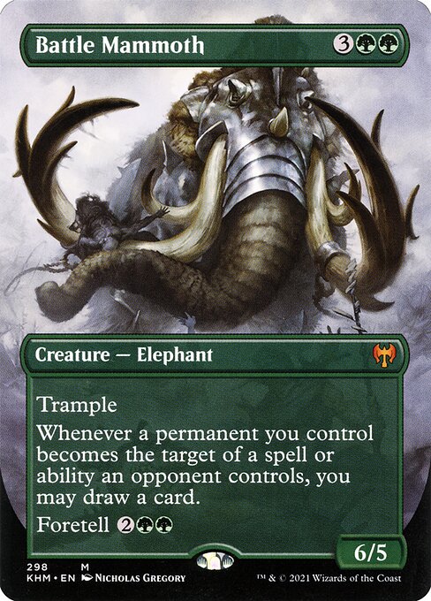 Battle Mammoth [Borderless Foil]