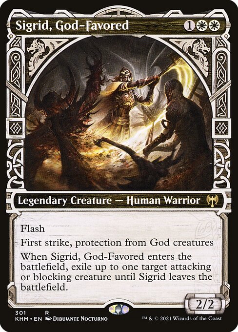 Sigrid, God-Favored [Showcase Foil]