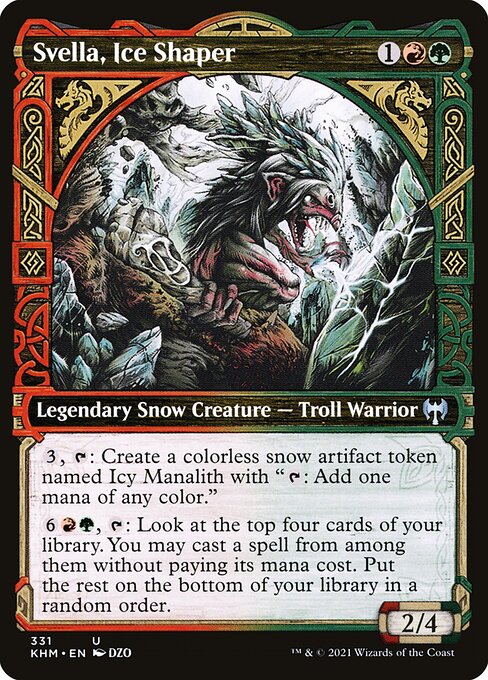 Svella, Ice Shaper [Showcase Foil]