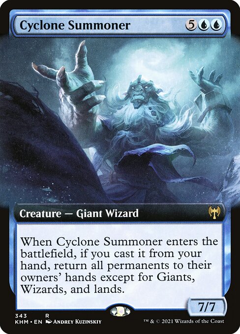 Cyclone Summoner [Extended Artwork Foil]