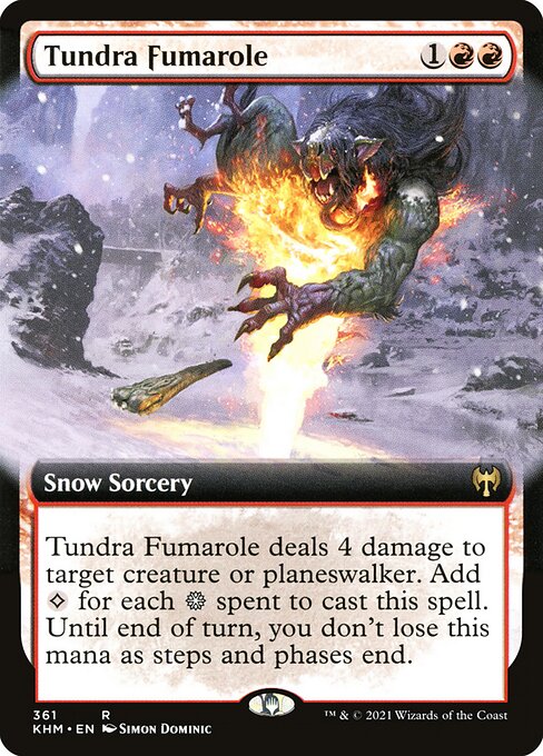 Tundra Fumarole [Extended Artwork Foil]