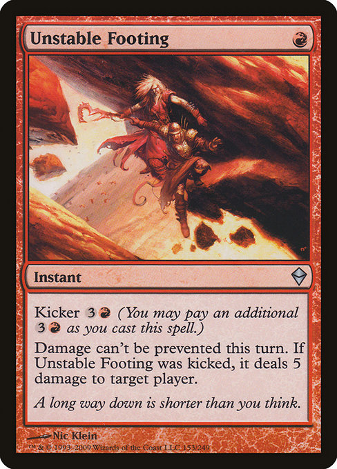 Unstable Footing [Foil]