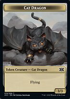 Cat Dragon Token T2X2