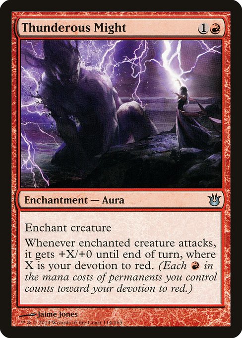 Thunderous Might [Foil]