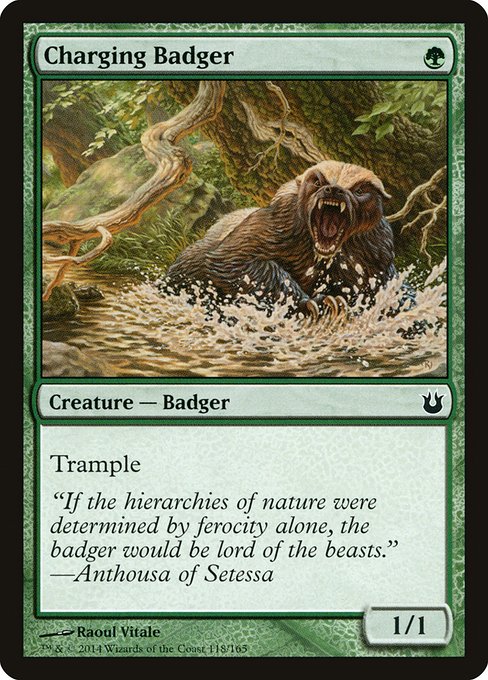 Charging Badger [Foil]