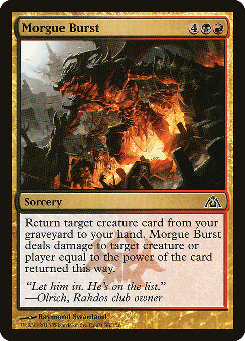 Morgue Burst [Foil]