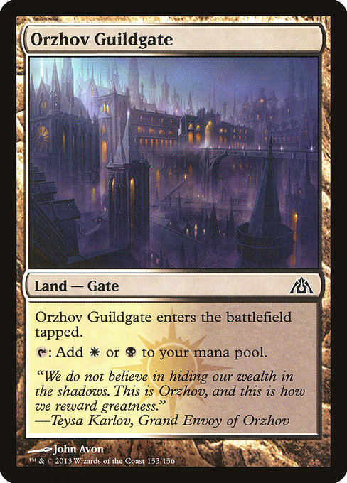 Orzhov Guildgate [Foil]
