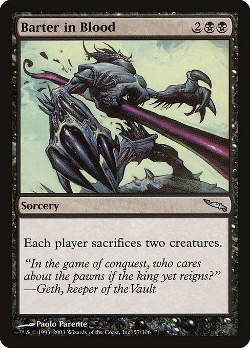Barter in Blood [Foil]