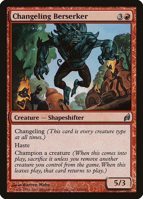 Changeling Berserker [Foil]