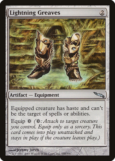 Lightning Greaves [Foil]