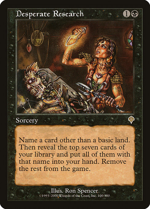 Desperate Research [Foil]