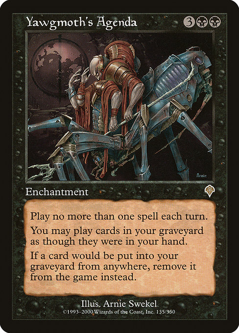 Yawgmoth's Agenda [Foil]