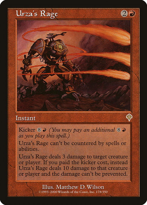 Urza's Rage [Foil]