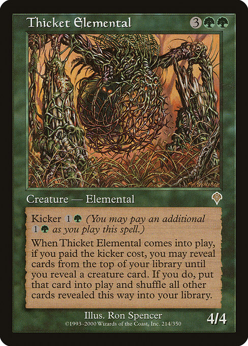Thicket Elemental [Foil]