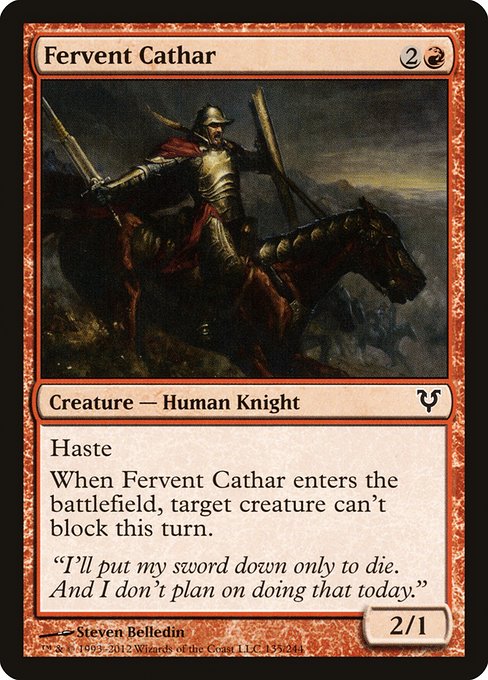 Fervent Cathar [Foil]