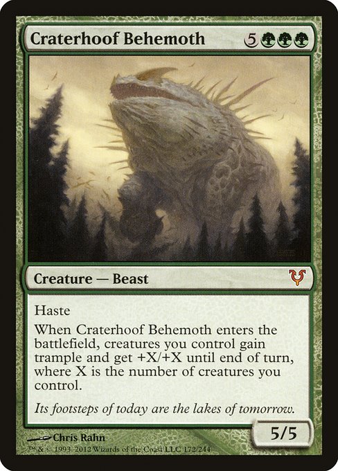Craterhoof Behemoth [Foil]