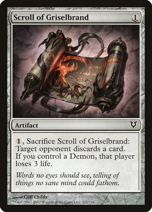 Scroll of Griselbrand [Foil]