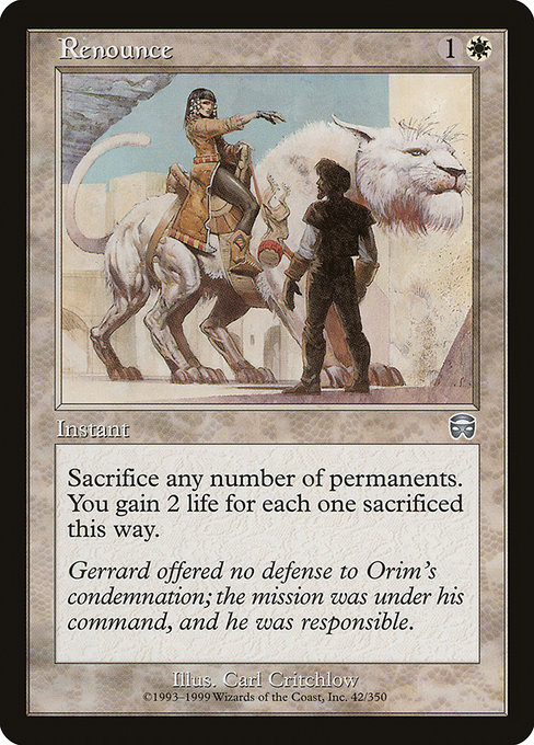Renounce [Foil]