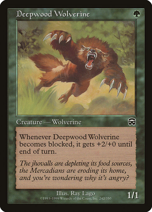 Deepwood Wolverine [Foil]
