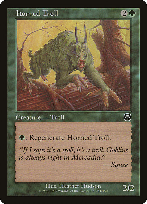 Horned Troll [Foil]