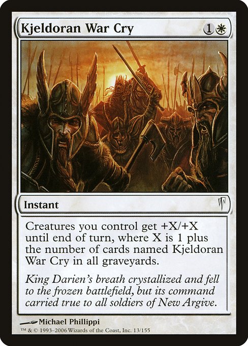Kjeldoran War Cry [Foil]