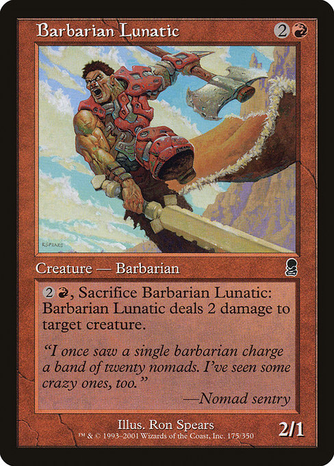 Barbarian Lunatic [Foil]