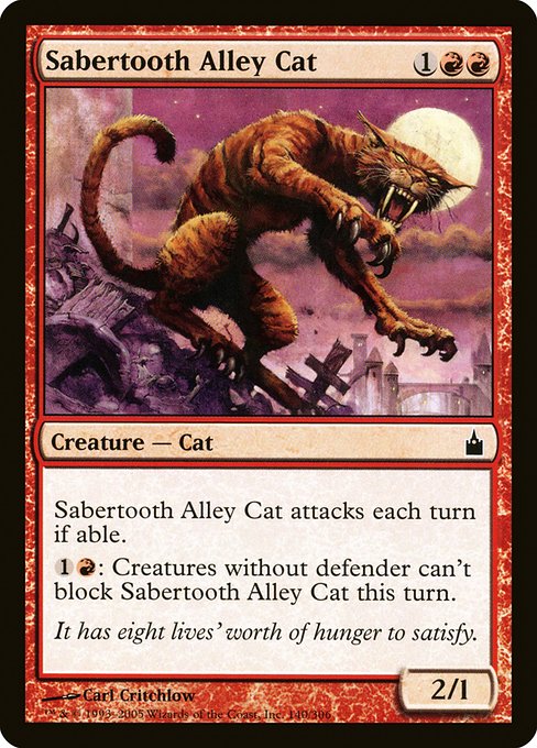 Sabertooth Alley Cat [Foil]