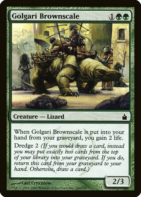 Golgari Brownscale [Foil]