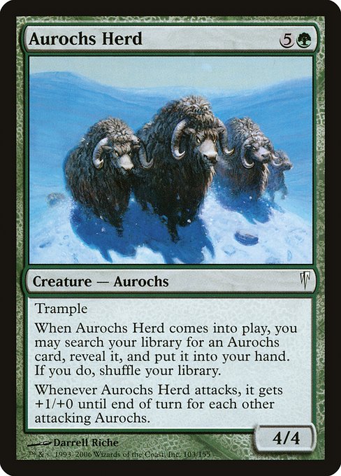 Aurochs Herd [Foil]