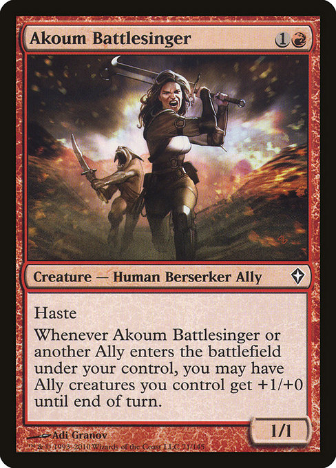Akoum Battlesinger [Foil]