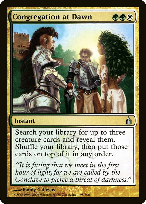Congregation at Dawn [Foil]