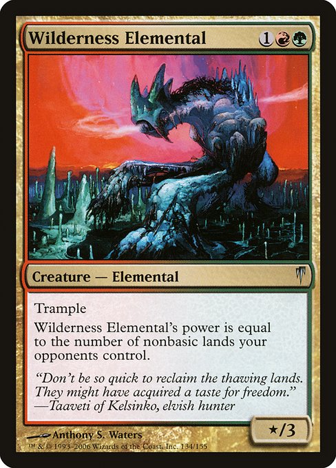 Wilderness Elemental [Foil]
