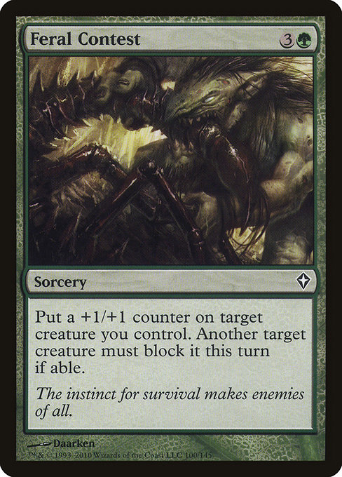 Feral Contest [Foil]