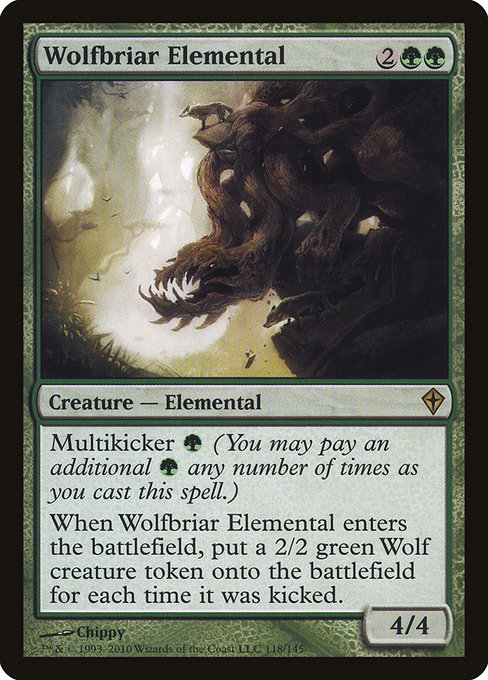 Wolfbriar Elemental [Foil]