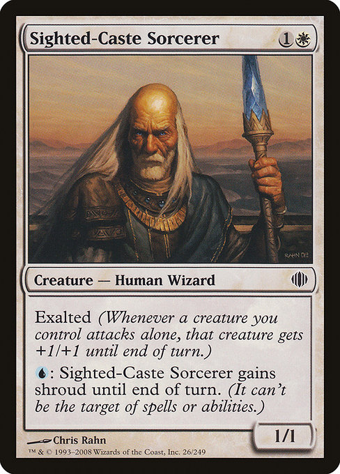 Sighted-Caste Sorcerer [Foil]