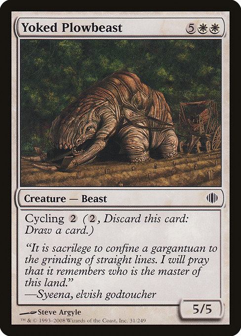 Yoked Plowbeast [Foil]