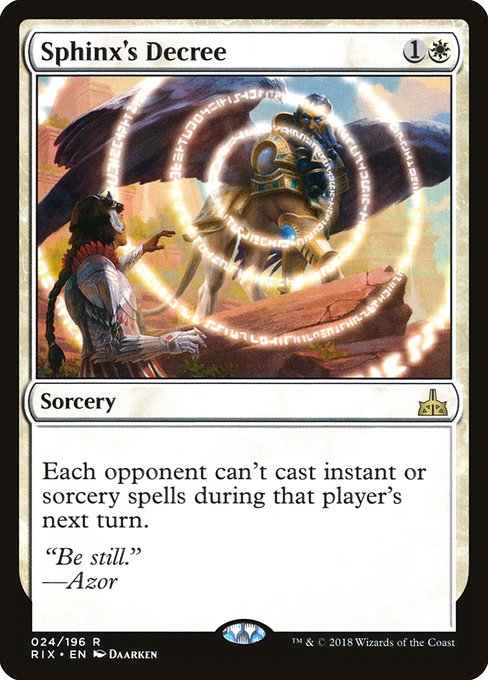 Sphinx's Decree [Foil]