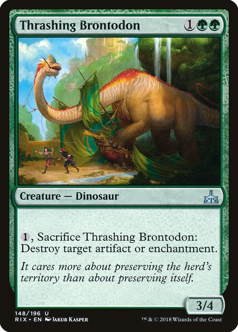 Thrashing Brontodon [Foil]